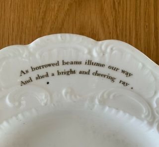 Very Finely Moulded Porcelain Anti Slavery Abolitionist Shallow Dish c1830s 4