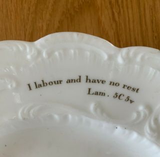 Very Finely Moulded Porcelain Anti Slavery Abolitionist Shallow Dish c1830s 5