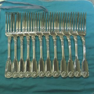 Tiffany & Co.  Shell & Thread Sterling Silverware 5Pc Setting Service for 12 60pc 6