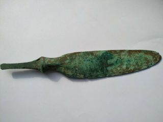 Ancient Bronze Celtic Sword Knife