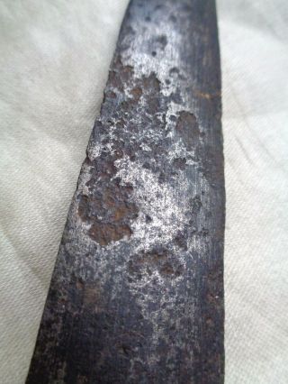 EARLY ANTIQUE AMERICAN BOWIE KNIFE COLONIAL DAGGER CANNIBALISED SPONTOON BLADE? 10