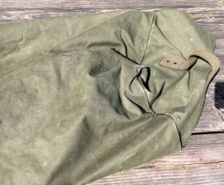 Korean War Era U.  S.  ARMY Medical Corp Blanket Bag 1953 8