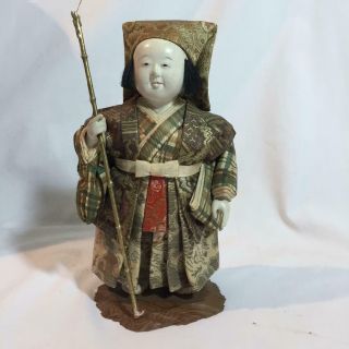 c early 1900s Antique Japanese Jo & Uba Legend of Takasago Dolls 2