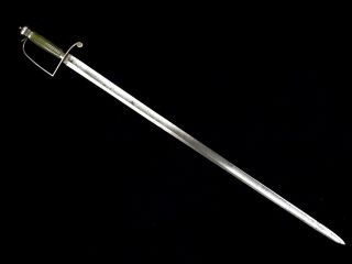 Rev War Sword British American Silver Mounted Infantry / Naval Officer 18th Cent