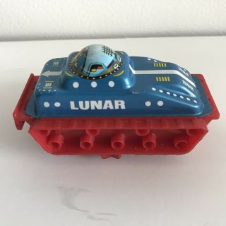 Vintage Technofix Luna Expedition 1970s West Germany Lunar Moon Wind Up Toy Tin 8