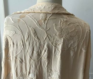 Antique 19th c.  Hand Embroidered 82 