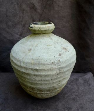 and rare 17th Century Spanish Portugal Olive transport jar canal found 4