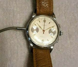 PROTONA SPY WATCH CHRONOGRAPH RARE ESPIONAGE COLD WAR MINIFON 3