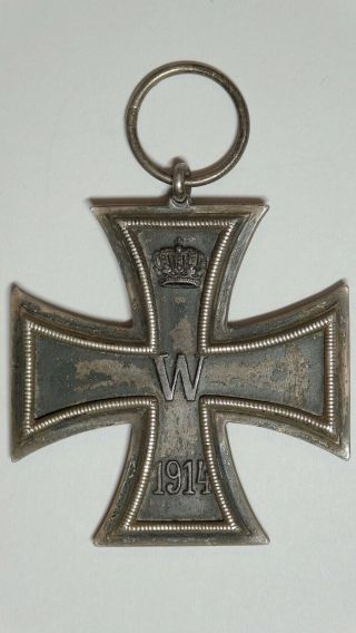 German Iron Cross Badge 1914,  2nd Class,  Without Ribbon,  No.  60 On The Ring