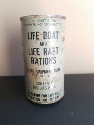 Us Coast Guard Life Boat & Life Raft Emergency Rations/survival Food