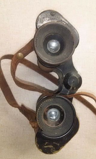 WWI US Army Signal Corps Binoculars BAUSCH & LOMB Type EE 1916 Battle 5