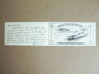 USS Lexington,  CV - 16 First CV IN Tokyo Bay 9 - 6 - 1945 Cover and Greetings Card NR 5