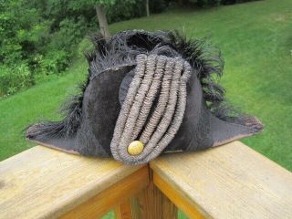 19th Century Bicorn British Naval Officers Bicorn Hat Beaver Felt Bicorn Hat