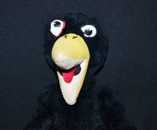Shirls Neighbourhood Claude the Crow Plush Extremely Rare 1980 ' s Vintage 2