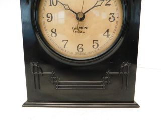 VINTAGE 1940s BELMONT SKYSCRAPER ANTIQUE OLD ART DECO BAKELITE CLOCK,  NO CRACKS 3