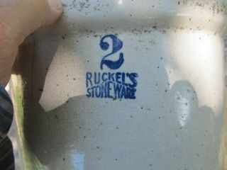 ruckel ' s stoneware 2 gallon crock 2