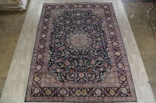 Kashmar Persian Rug 10 x 13 Wool Handmade Floral Oriental Area Rug Blue Carpet 2
