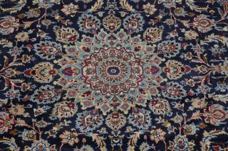 Kashmar Persian Rug 10 x 13 Wool Handmade Floral Oriental Area Rug Blue Carpet 4