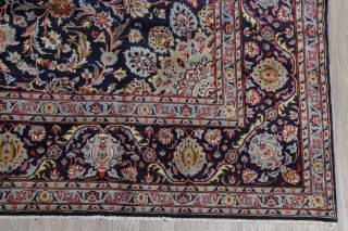 Kashmar Persian Rug 10 x 13 Wool Handmade Floral Oriental Area Rug Blue Carpet 6