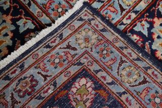 Kashmar Persian Rug 10 x 13 Wool Handmade Floral Oriental Area Rug Blue Carpet 9