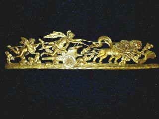 French Brass/ Bronze Pediment,  Decor,  Furniture Mount