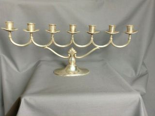 Scandinavian Silver Candelabra / Menorah,  Kultakeskus Oy