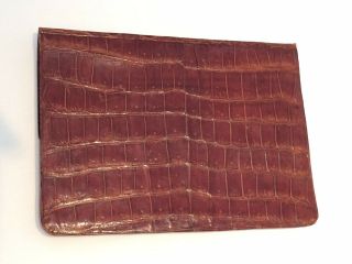 Quality Antique Crocodile Skin Leather Case For Pens Medical Instruments Cigars 3