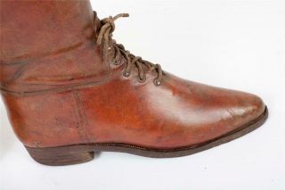 Vintage - Leather Riding Boots with Trees 8