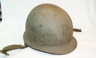 Vintage Us Ww2 & Korean War Military Helmet W/name