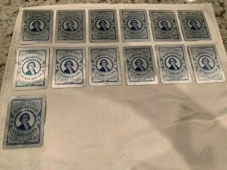 Antique 1904 St.  Louis Worlds Fair Aluminum Playing Cards 6