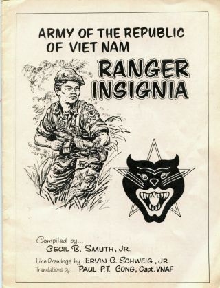 VIETNAM Special Forces RANGER SECTION Tab insignia I - 107 3