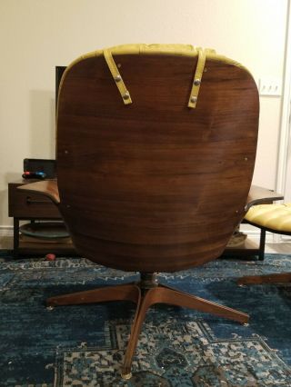 1963 Mr.  Chair & Ottoman by George Mulhauser in Mustard Yellow 8