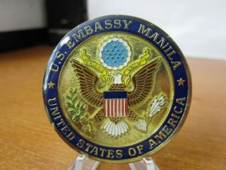 Us Embassy Manila Diplomatic Fpo Lsc Chief Wendell Cadiente Challenge Coin 44a