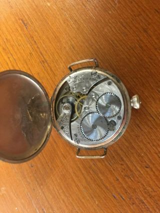 WW 1 CANADIAN MILITARY WATCH NAMED 782064 128TH BATTALION MOOSE JAW 1916 WALTHAM 6