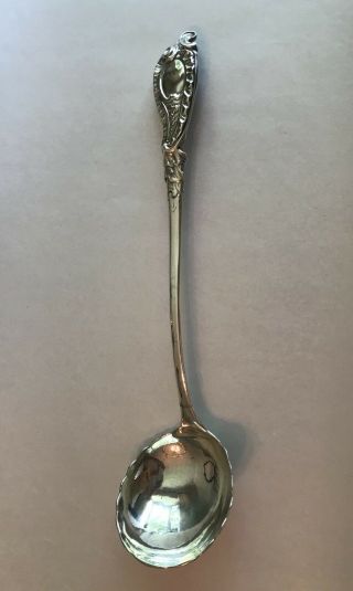 Antique Mid 18th C English Hallmarked Sterling Silver Serving Ladle 15”,  13oz 3