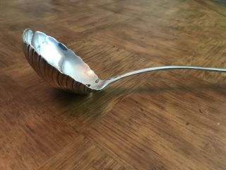 Antique Mid 18th C English Hallmarked Sterling Silver Serving Ladle 15”,  13oz 5