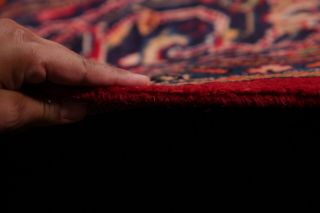 Vintage Sarouk Persian Oriental Area Rug SCARLET Hand - Knotted Wool Carpet 10x13 12