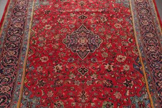 Vintage Sarouk Persian Oriental Area Rug SCARLET Hand - Knotted Wool Carpet 10x13 3