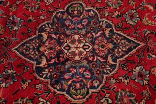 Vintage Sarouk Persian Oriental Area Rug SCARLET Hand - Knotted Wool Carpet 10x13 6