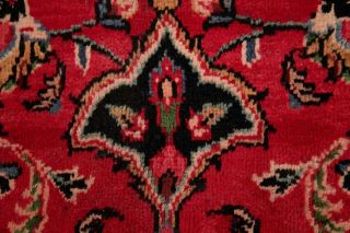 Vintage Sarouk Persian Oriental Area Rug SCARLET Hand - Knotted Wool Carpet 10x13 7