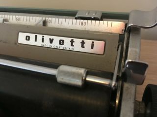 Olivetti Lettera 22 Vintage Portable Typewriter 32 Made In Great Britain 6