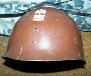 Ww2 M - 1 Helmet Liner,  Complete,  Khaki Webbing,  Westinghouse,  U.  S.  Issue