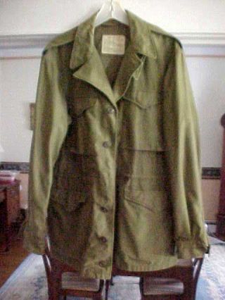 Vintage M - 1943 World War 2 Wwii Army Field Jacket