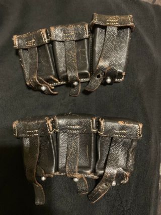 Wwii German K98 Ammo Pouches
