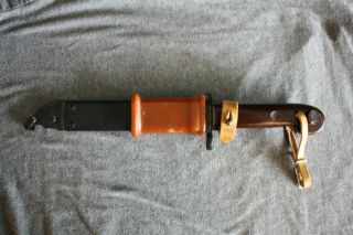 Hungarian AK 47 Bayonet and With Wire Cutter Scabbard 3