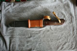 Hungarian AK 47 Bayonet and With Wire Cutter Scabbard 4
