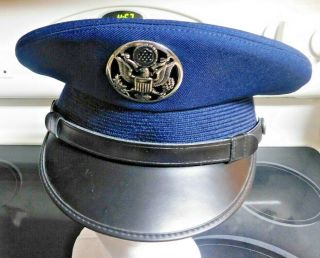 Air Force Service Cap Hat Enlisted Current Bernard 7 - 1/8 Device $39.  98