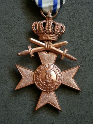 WW1 Germany,  Bavarian Military Merit Cross 3rd Class with Crown 3