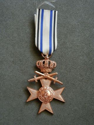 WW1 Germany,  Bavarian Military Merit Cross 3rd Class with Crown 5