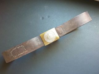 Wwii German Belt (1915 Dated) And Buckle